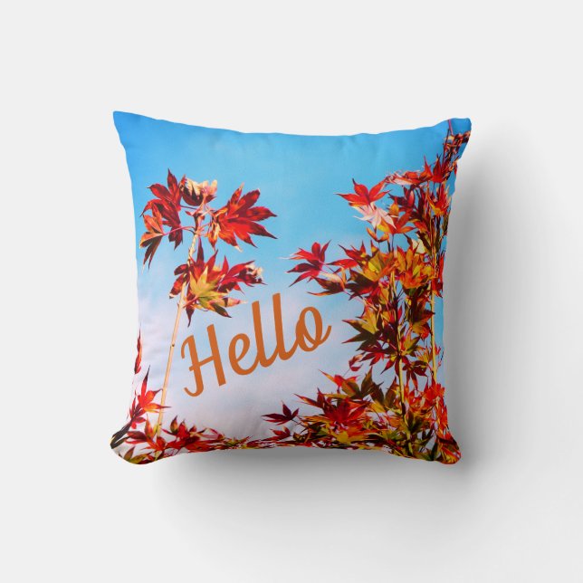 Coussin Érable (Recto)