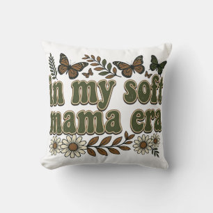 Coussin Ère Maman Douce Groovy Graphique Distressé Esthéti