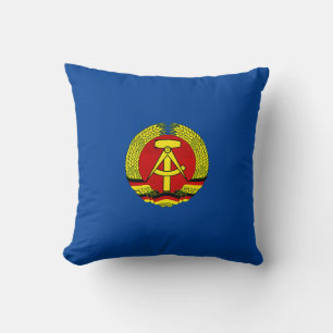 Coussin Erfurt, DDR, RDA, Erfurt, Allemagne de l'Est Ossi