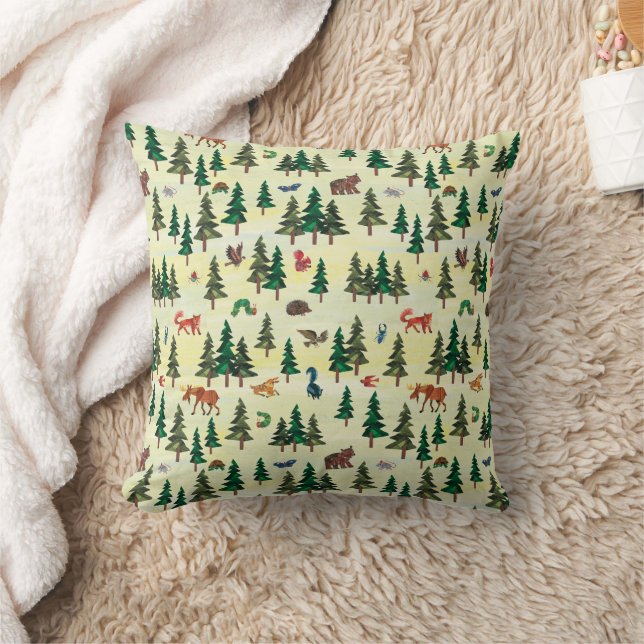 Coussin Eric Carle | Motif Prêt pour le plaisir de la forê (Couverture)