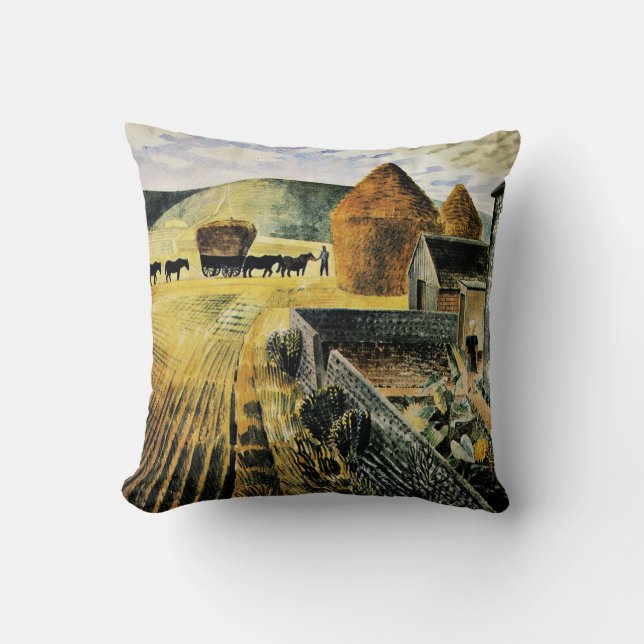Coussin Eric Ravilious - Furlong (Recto)