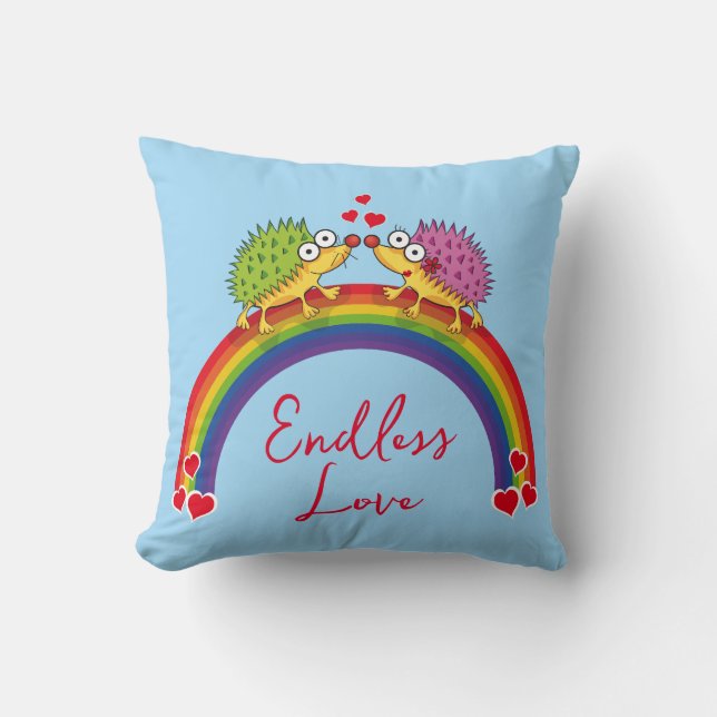 Coussin Erizo en amor (Recto)