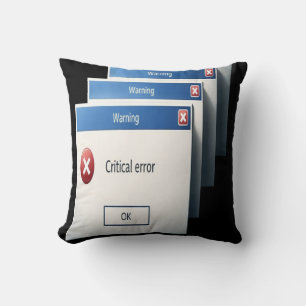 Coussin Erreur critique — Graphique de boîtes d'avertissem