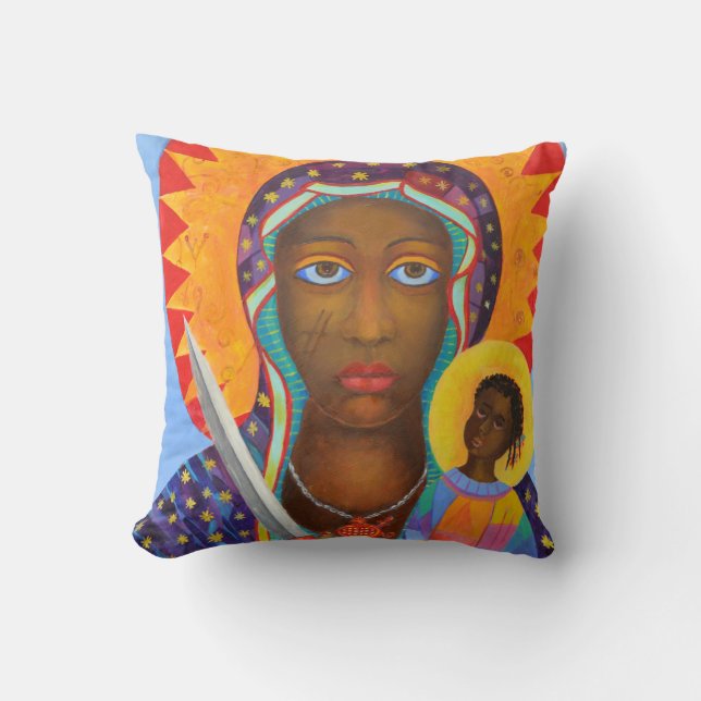 Coussin Erzulie Dantor Haiti Voodoo (Recto)