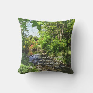 Coussin Esaïe 33:21