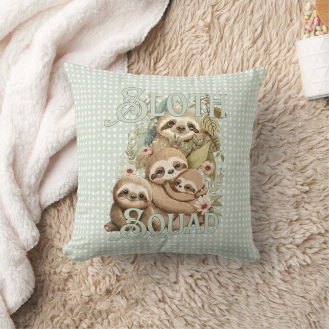 Coussin Escadron de parade, adorable paresse (Couverture)