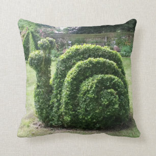 Coussin Escargot topiaire pour le jardinier sérieux