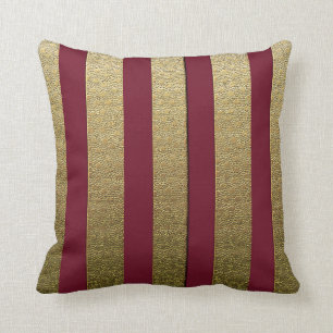 Coussin Escroqueur à lancer en polyester couleur bordeaux