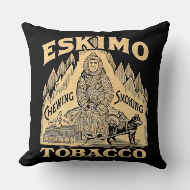 Coussin Eskimo Tabac (Recto)