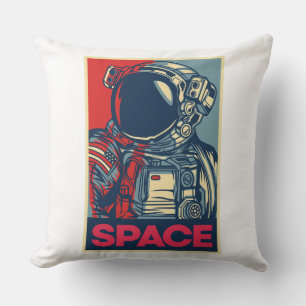 Coussin Espace coloré des astronautes modernes