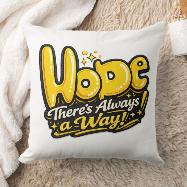 Coussin ✨💛 « Espoir — Il y a toujours un chemin ! » 🌟🛋️ (Couverture)