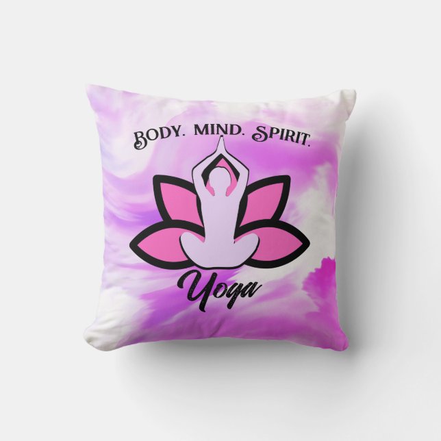 Coussin ESPRIT CORPOREL Méditation YOGA Aasana (Recto)