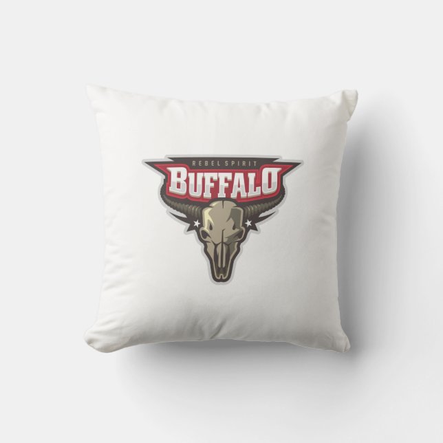 Coussin esprit rebelle de buffle (Recto)