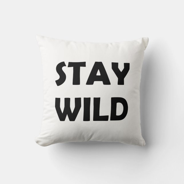 Coussin Esprit sauvage | Bold Adventure Await (Recto)