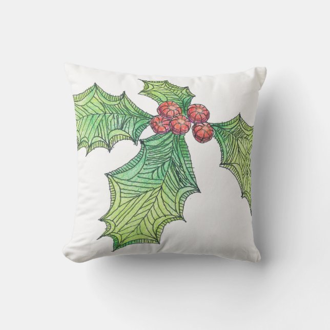 Coussin Esquisse de couleur creux de l'oreiller (Recto)