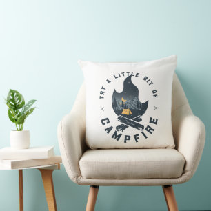 Coussin Essayez Un Peu De Feu De Campagne   Randonnée de m