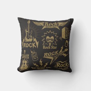 Coussin Essence de musique rock énergique