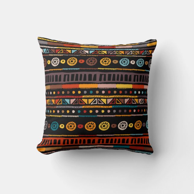 Coussin Essence des Amérindiens : Ethnic Vintage (Recto)