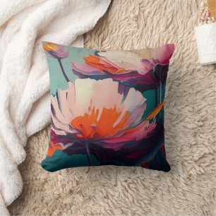Coussin Essence du jardin III – Mouvement floral lumineux