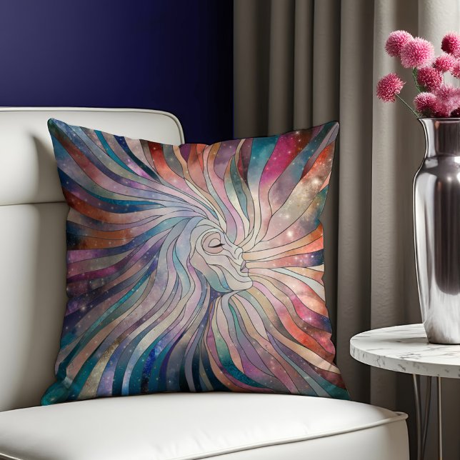 Coussin Essence Ethérée - Art Mosaïque (Créateur téléchargé)