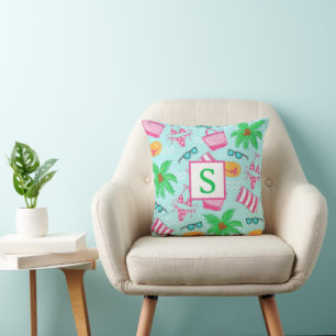 Coussin Essentiels de plage Prépa Monogramme