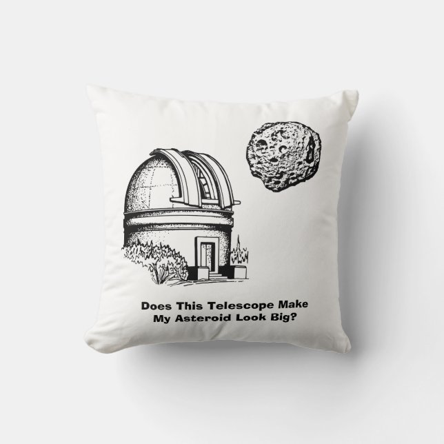 Coussin Est-Ce Que Ce Télescope Fait Apparaître Mon Astéro (Recto)