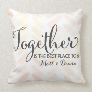 Coussin Est ensemble le meilleur endroit à être