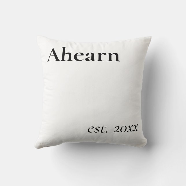 Coussin EST. Newly Weds Pillow (Verso)