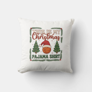 Coussin Est Pantalon de Noël Basketball Chapeau de Père No