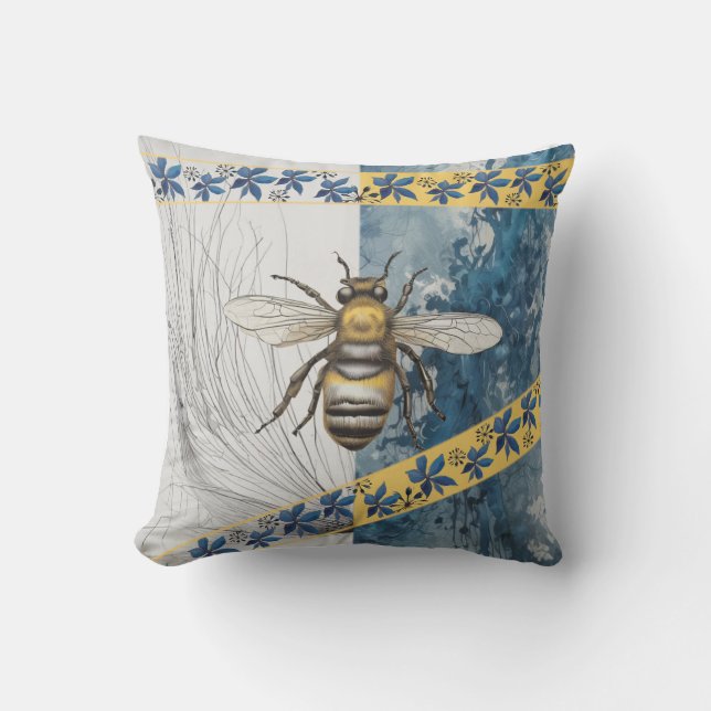 Coussin Esthétique des abeilles (Recto)