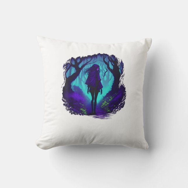Coussin Esthétique Fey Gothique Emo Goblincore  Graphi de  (Recto)