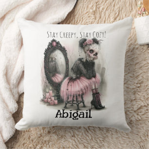 Coussin Esthétique Gothique Pastel Halloween 