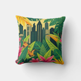 Coussin Esthétique Jungle Urbaine