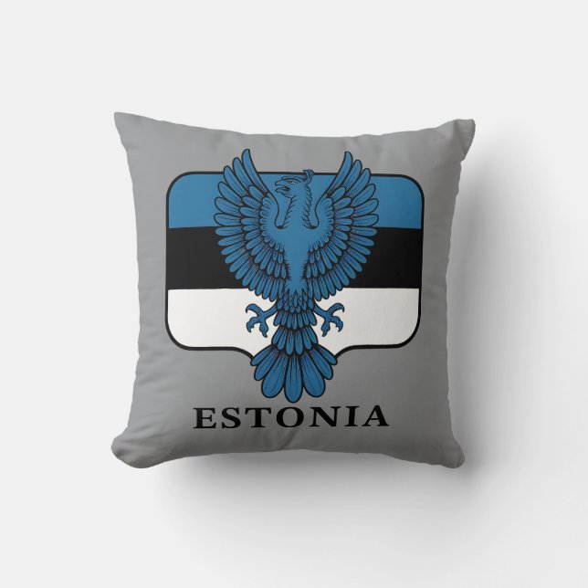 Coussin Estonie Europe du Nord (Recto)