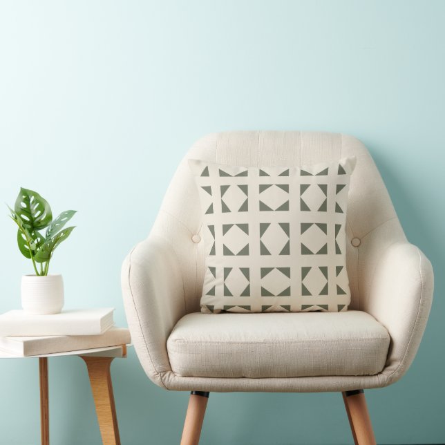 Coussin Estrutura 4 | Verde Sálvia & Linho (Chaise)
