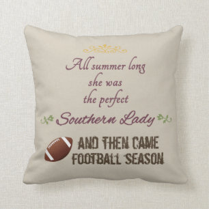 Coussin … Et alors est venue la saison de football
