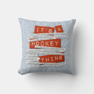 Coussin Étang de hockey