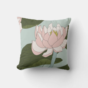 Coussin Étang de lis de Chine