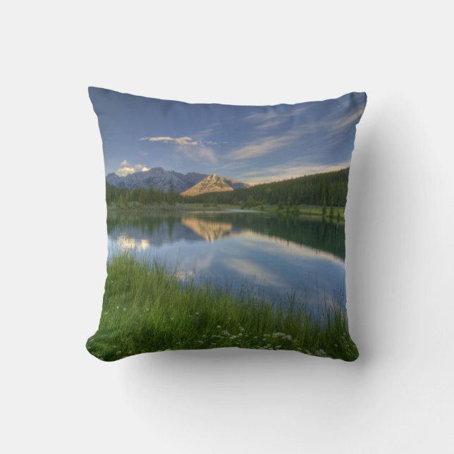 Coussin Étangs Cascade Canada (Recto)