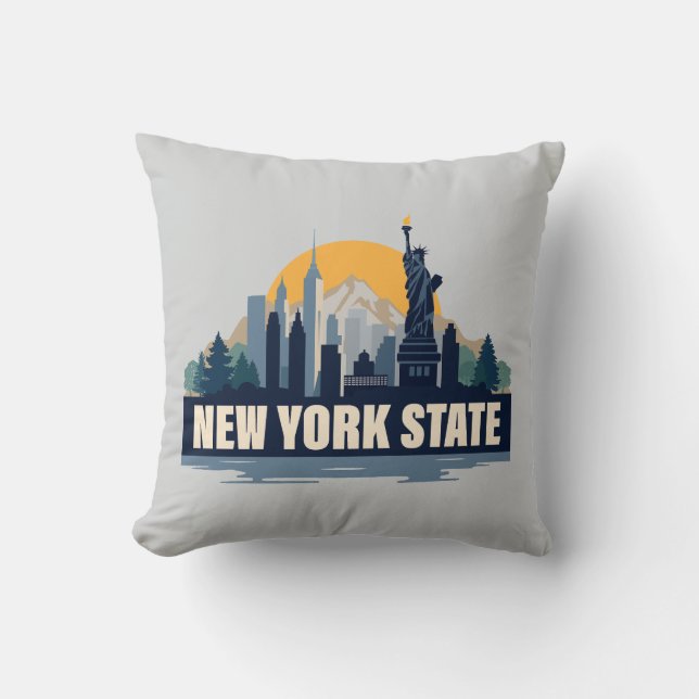 Coussin État de New York, États-Unis d'Amérique (Recto)