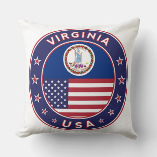 Coussin État de Virginie