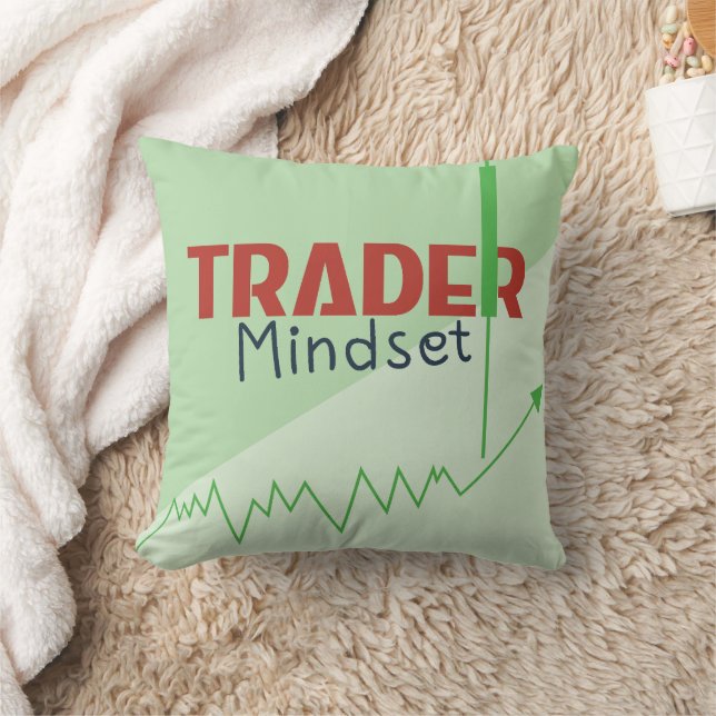 Coussin État d'esprit du trader – Trading axé sur la disci (Couverture)