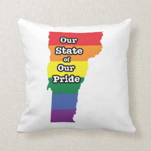 Coussin État Gay pride  Vermont