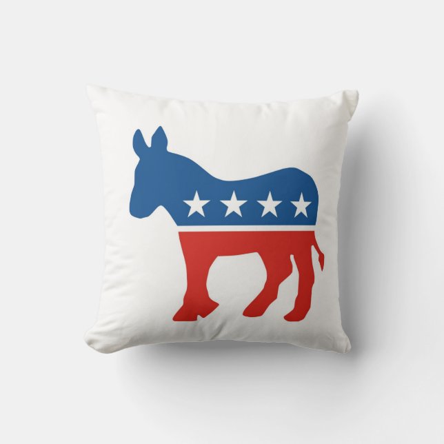 coussin Etats-Unis d'âne de parti démocratique des (Recto)