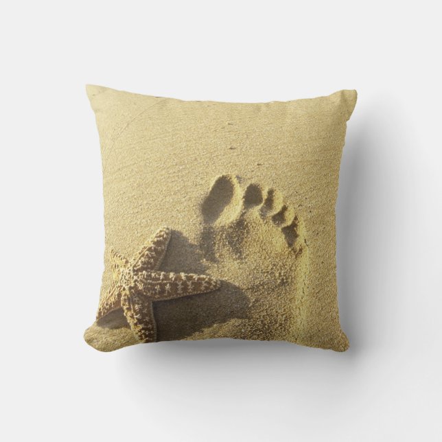 Coussin États-Unis, Hawaï, Maui, Makena Beach, Empreinte e (Recto)