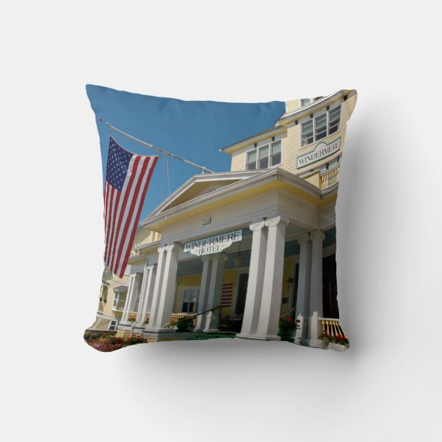 Coussin États-Unis, Michigan, Mackinac Island (Recto)