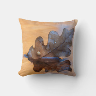 Coussin États-Unis, Nouveau-Mexique. Feuille de chêne dans