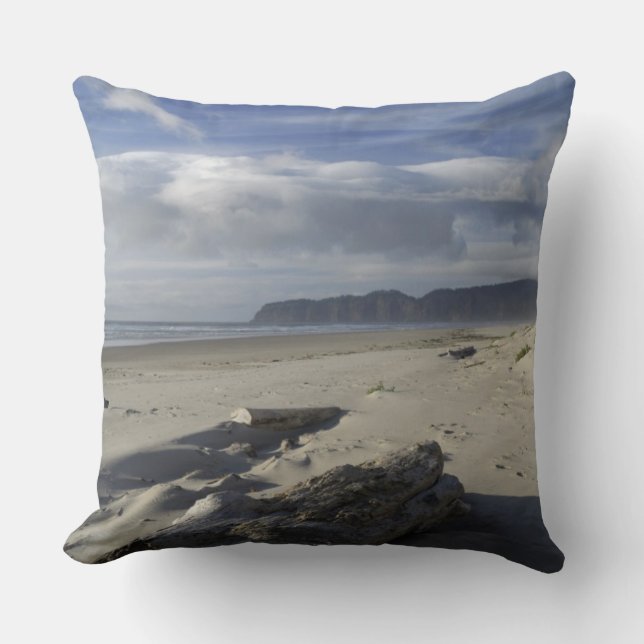 Coussin États-Unis, Oregon, dunes de sable et océan, Pacif (Recto)