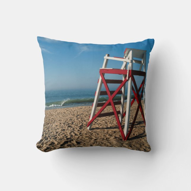 Coussin États-Unis, Rhode Island, Charleston Beach, bord d (Recto)