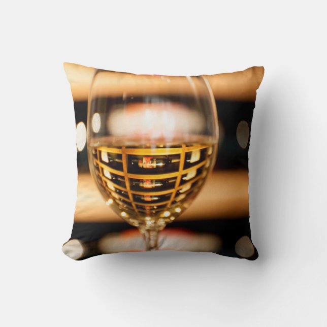 Coussin États-Unis, Washington, Walla Walla. Verre à vin (Recto)
